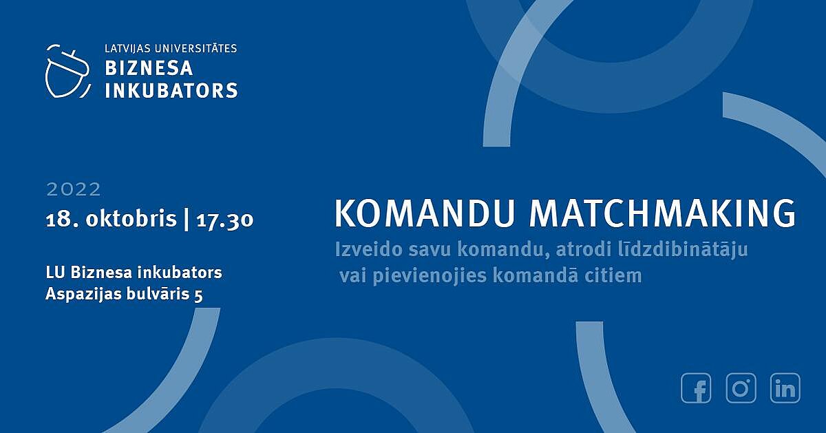 Attēls: LU Biznesa inkubators