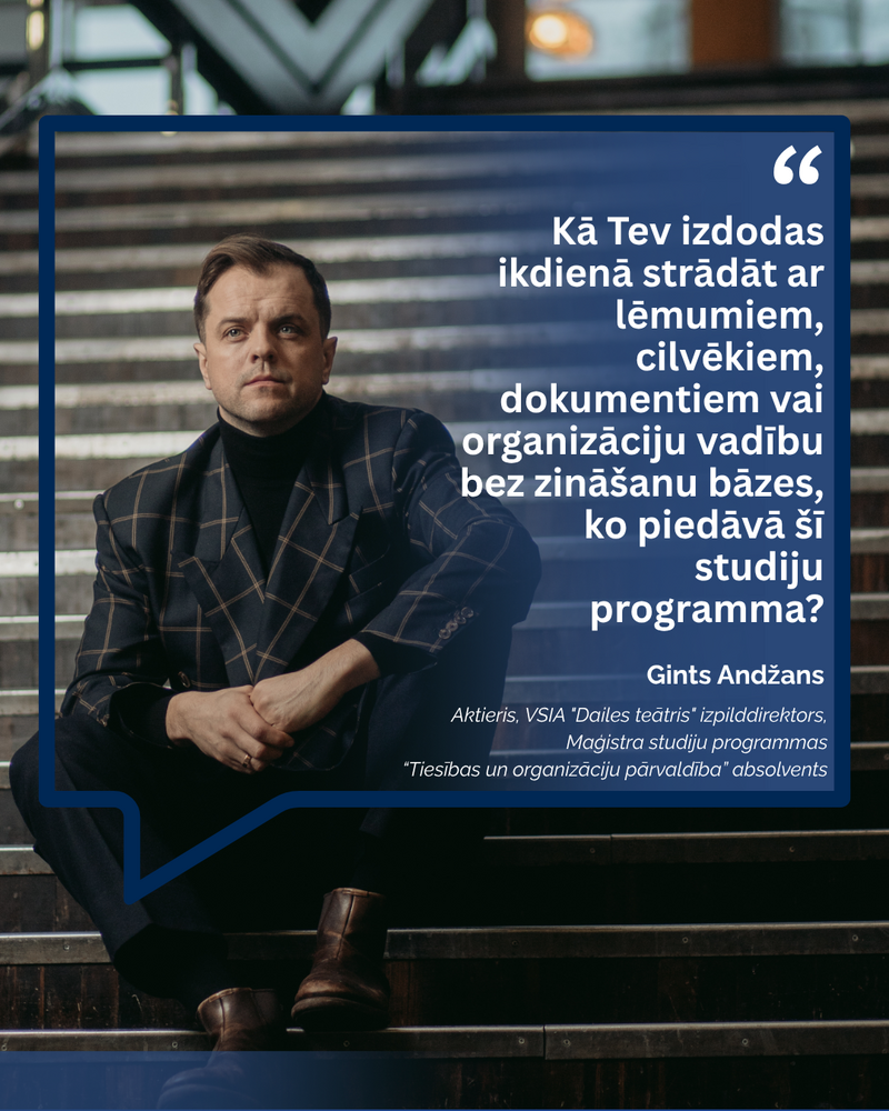 Atjaunota maģistra studiju programma “Tiesības un organizāciju pārvaldība”: plašākas iespējas un jauni uzņemšanas nosacījumi
