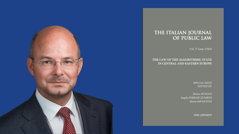 The article by Edvīns Danovskis, Dean of the Faculty of Law at the University of Latvia, has been published in the prestigious "Italian Journal of Public Law"