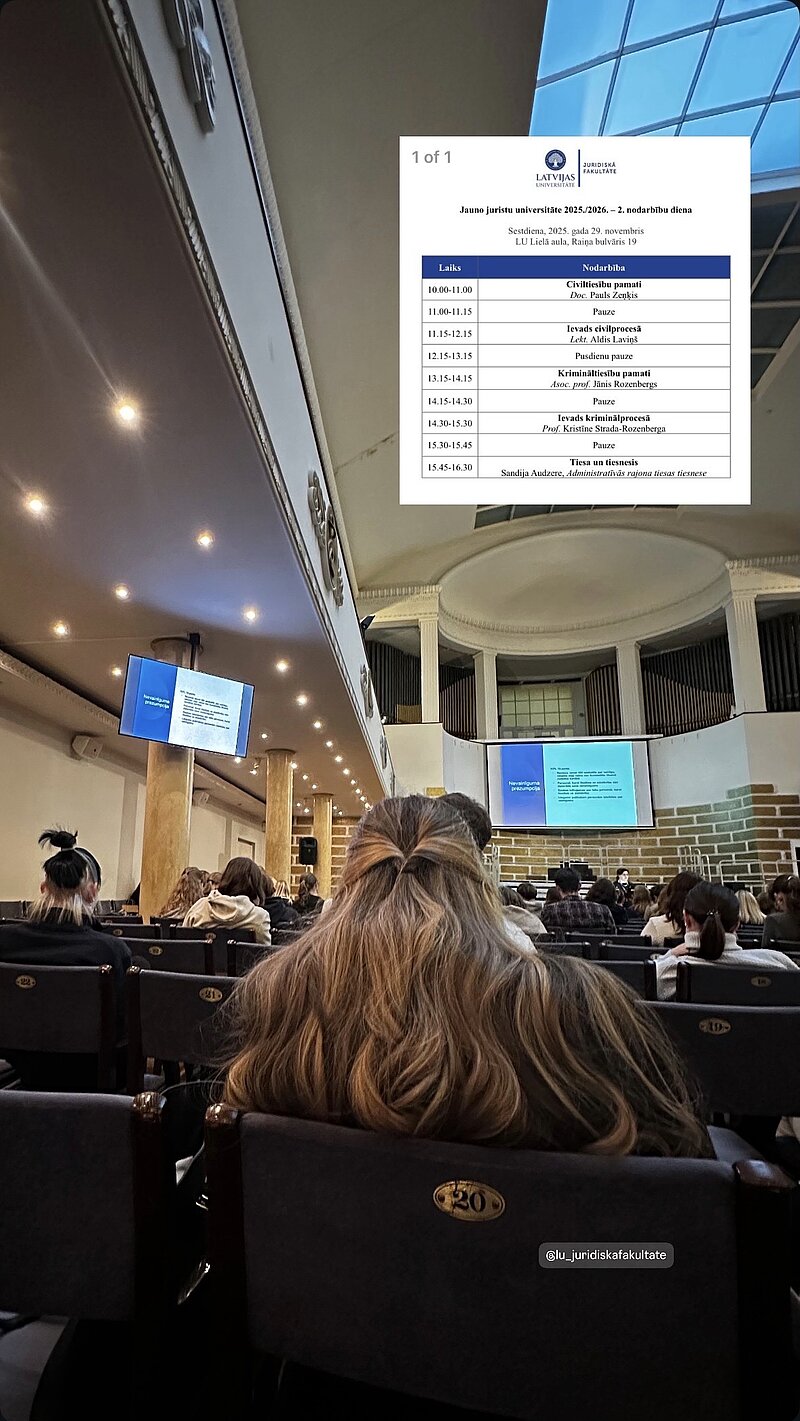 Aizvadīta JJU otrā nodarbību diena