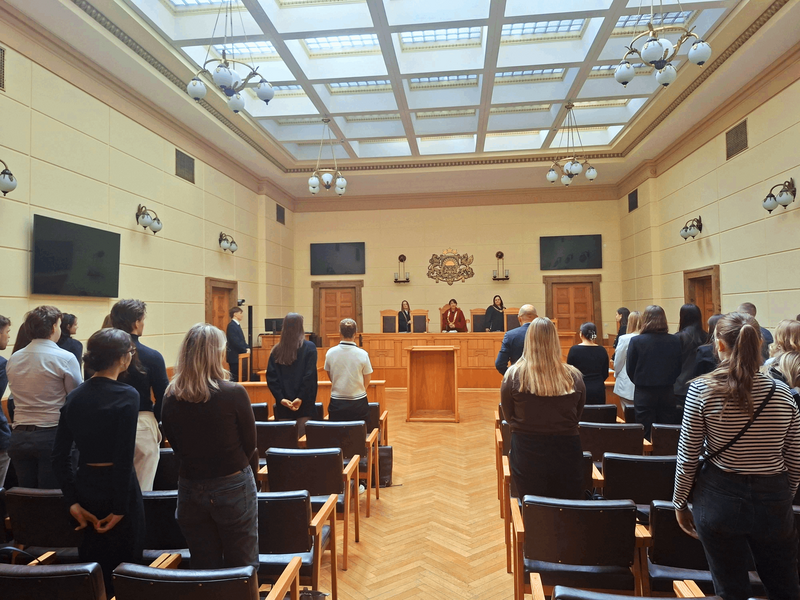 Latvijas Administratīvo tiesnešu biedrība organizē tiesu izspēli LU Juridiskās fakultātes studentiem