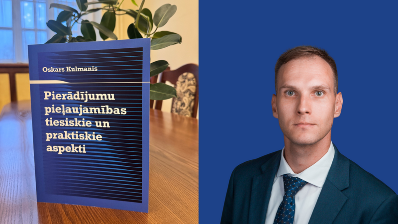 Iznākusi LU Juridiskās fakultātes lektora Oskara Kulmaņa grāmata par pierādījumu pieļaujamību
