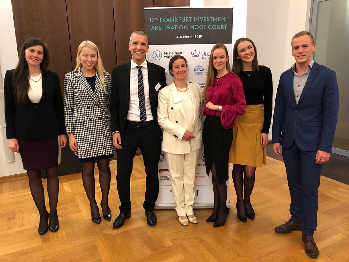 LU JF komanda izspēlē 2019. gada pavasarī, Frankfurtē
