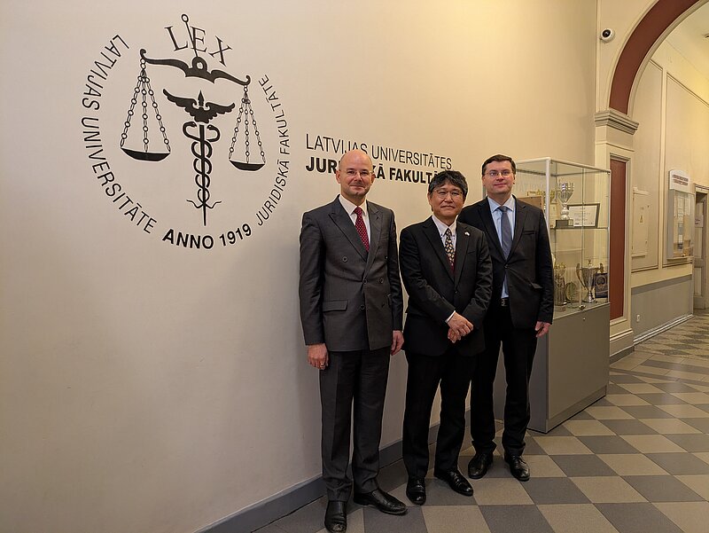 LU Juridiskā fakultāte pārrunā sadarbību ar Hitotsubashi Universitāti