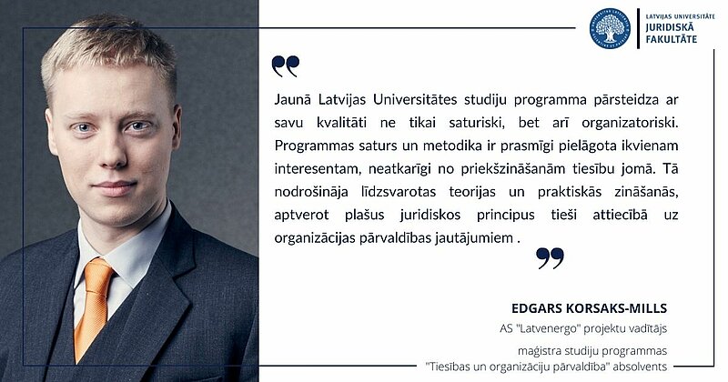 Iegūsti noderīgas zināšanas jurisprudencē un maģistra grādu 1, 5 gada laikā. Maģistra studiju programma “Tiesības un organizāciju pārvaldība”