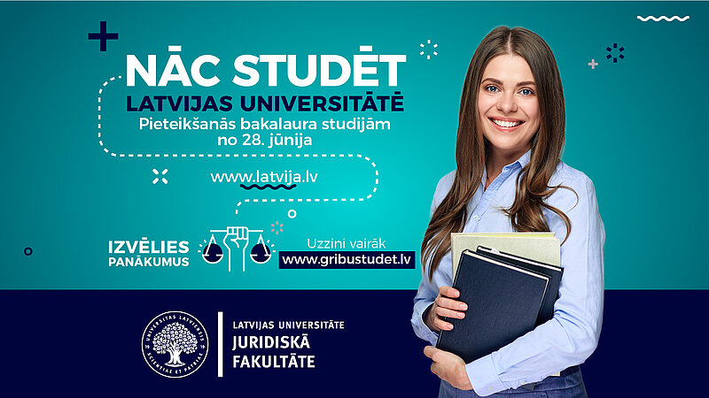 Izvēlies studijas LU Juridiskajā fakultātē!