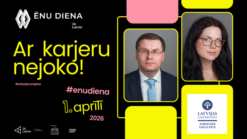 Ēno LU Juridiskās fakultātes docētājus: skolēniem no 9. klases iespēja iepazīt studijas un pētniecību universitātē