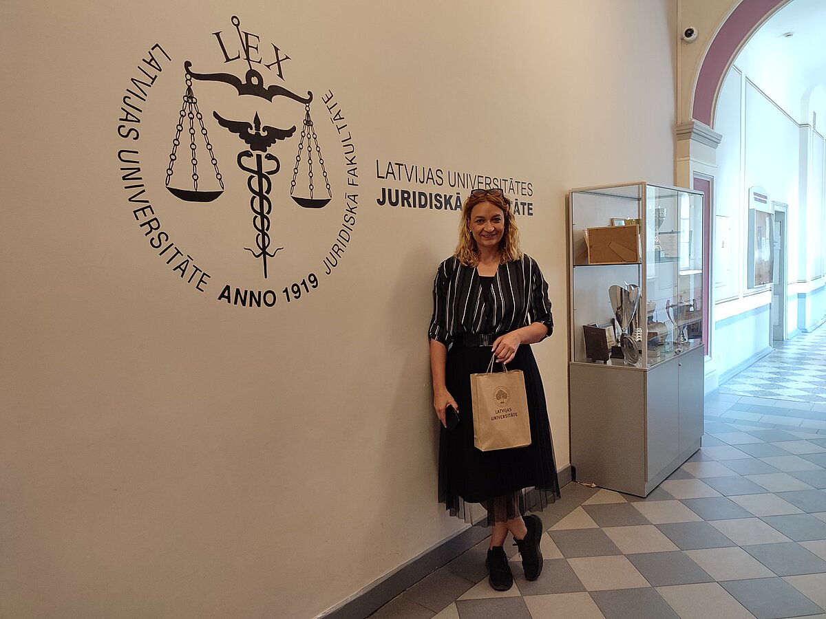 Oksana Diāna Pancu (Oxana Diana Pancu) LU Juridiskajā fakultātē