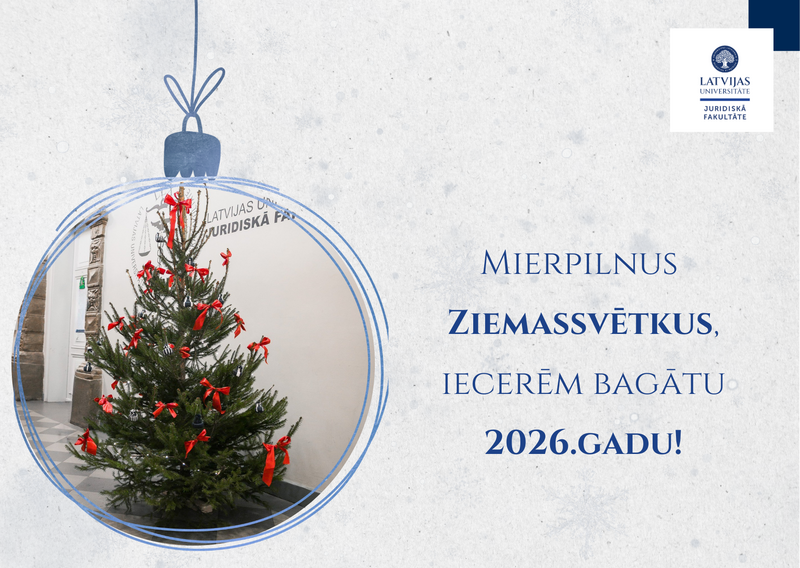 Mierpilnus Ziemassvētkus un iecerēm bagātu 2026.gadu!