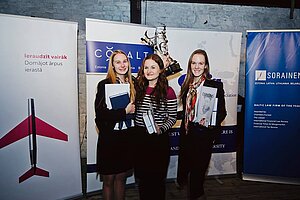 No kreisās: Sabīne Vilka, Annija Roga un Sabīne Zaula. Foto: Kristiāna Zelša